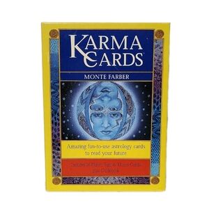 Karma Cards Monte Farber Psychic Astrology Guide Book & Cards COMPLETE SET